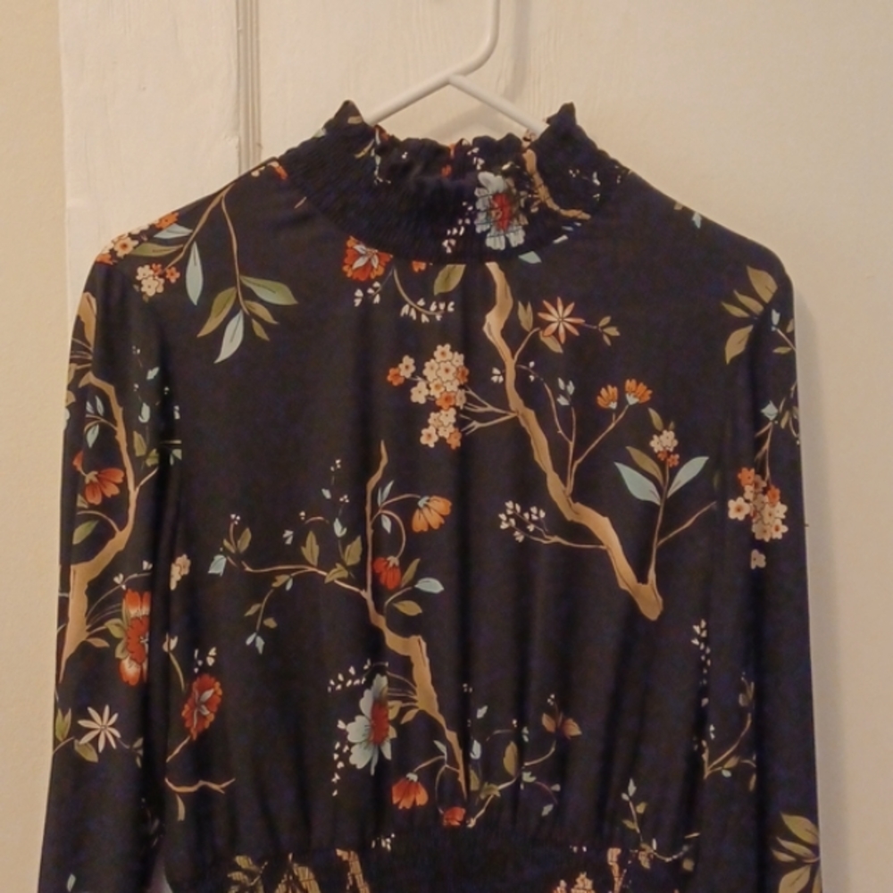 Nanette Lepore black print dresss